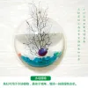 Ecological fish tanks, goldfish tanks, wall-mounted aquariums, wall-mounted fish tanks, creative living room wall decoration hangers details Picture